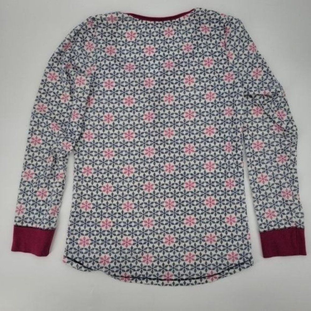 Tommy Hilfiger Pink and White Snowflake Christmas Pajamas - Picture 5 of 14